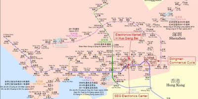 Мапа тржишта Шенжен електроника 